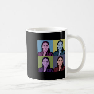 Taza De Café Aoc Alexandria Ocasio-cortez Primera mujer P
