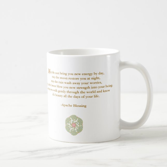 Taza De Café Apache Blessing Mug (Derecha)