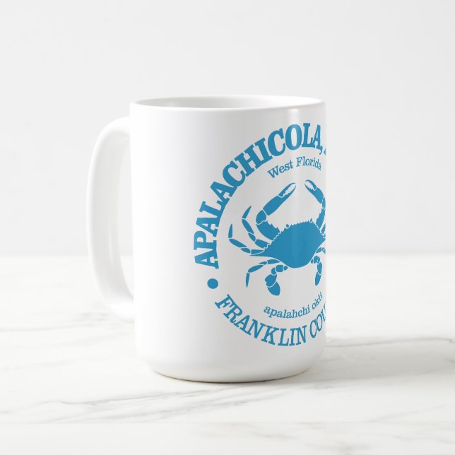 Taza De Café Apalachicola (cangrejo) (Anverso izquierdo)