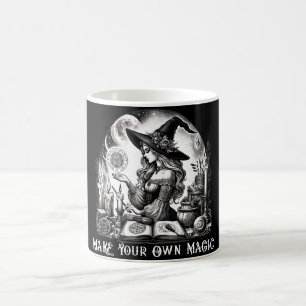 Taza De Café Aparador de Bruja Bonita Haz Tu Propia Magia