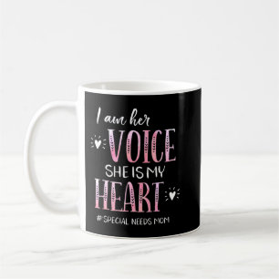Taza De Café Aparato De Conciencia Del Autismo Yo Soy Su Voz Él