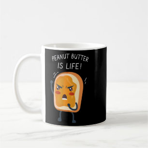 Taza De Café Aparato de mantequilla de cacahuete divertido mord