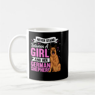 Taza De Café Aparato de perro pastor alemán para mujeres
