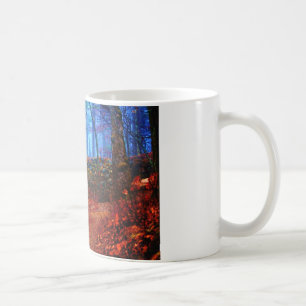 Taza De Café Aparato de regalo para pintura de aceite de bosque