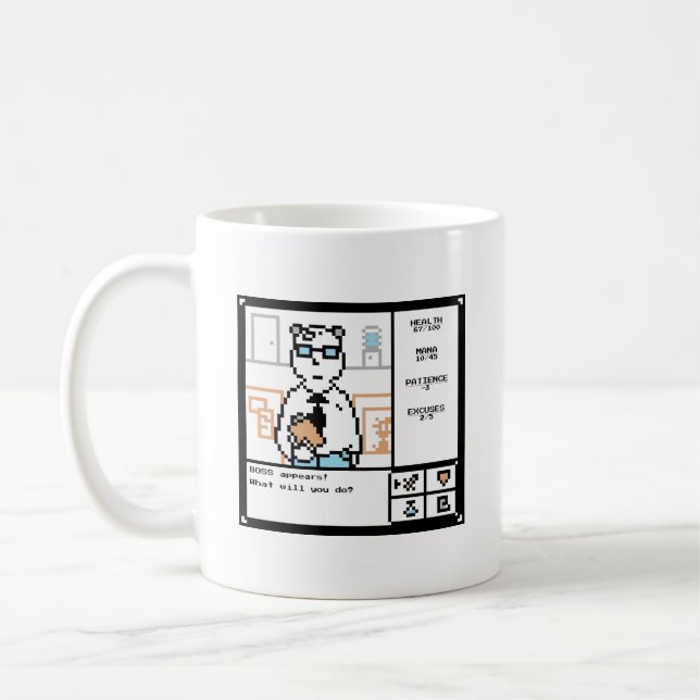 Taza De Café ¡Aparece Un Jefe! (Izquierda)