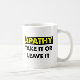 Taza De Café Apathy Funny Mug