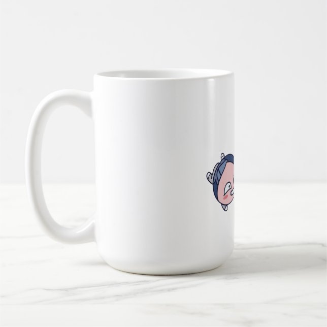 Taza De Café Apeach y Ryan en el espacio (Izquierda)
