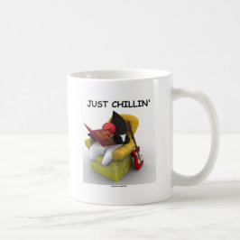 Taza De Café Apenas Chillin (duque Mascot Character de Java)