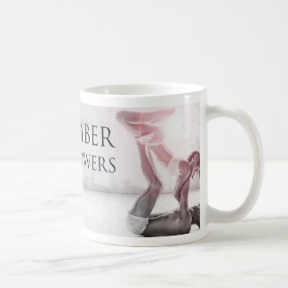 Taza De Café Apenas flores del número de un Fifi autor de la