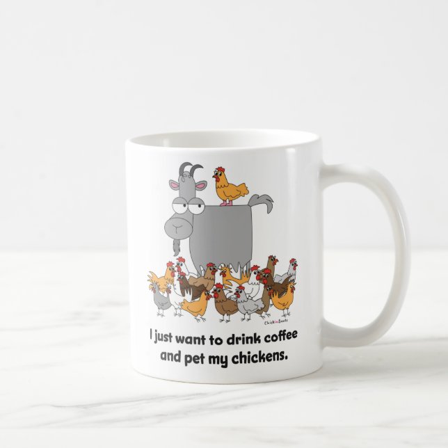 Taza De Café Apenas quiero beber el café (Derecha)