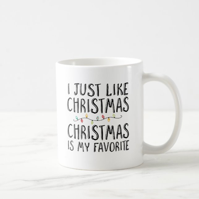 Taza De Café Apenas tengo gusto de navidad (Derecha)