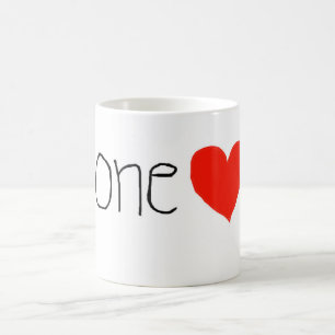 Taza De Café ¡Apenas un corazón! ¡Tazas de café de encargo!