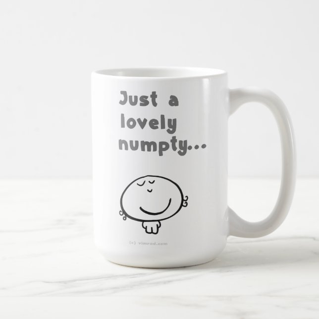 Taza De Café Apenas un numpty precioso. (Derecha)
