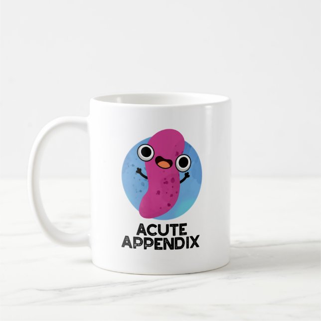 Taza De Café Apéndice agudo Piel de partes de cuerpos divertida (Izquierda)