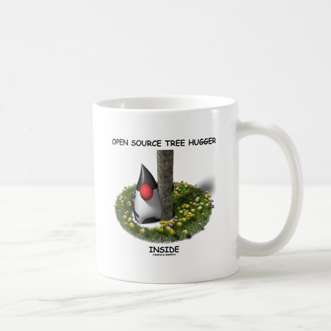 Taza De Café Apertura de hueso de árbol de código abierto (Duke (Derecha)