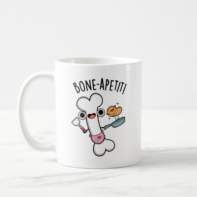 Taza De Café Apetito óseo Divertido bollo de cocina (Izquierda)