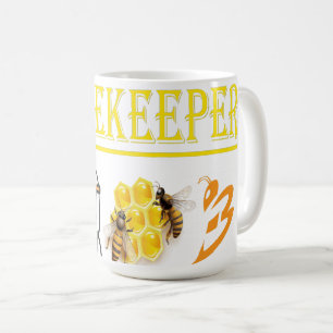 Taza De Café Apicultor – Si corro, tú corres – Abeja – Apicultu