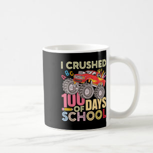 Taza De Café Aplasté 100 Días De La Escuela Para Monstruos De N