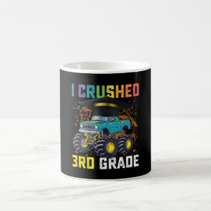 Taza De Café Aplasté la graduación de camiones monstruo de 3er 