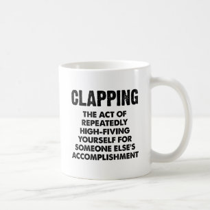 Taza De Café Aplaudiendo a Funny Mug