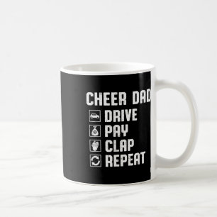 Taza De Café Aplaudir Papá Conducir Pagar Aplaudir Repetir Papá