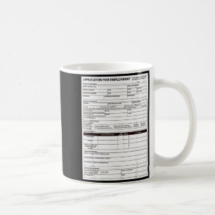 Taza De Café Aplicación de trabajo de disfraz divertido de Hall