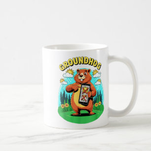 Taza De Café Aplicación meteorológica de marmota Predicción div