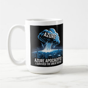 Taza De Café Apocalipsis de Azure - Sobreviví al Gran Corte