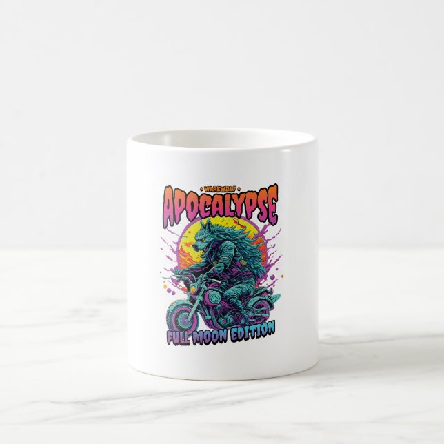 Taza De Café Apocalipsis de hombre lobo (Centro)