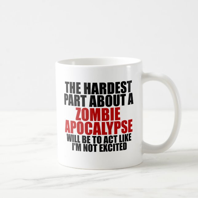 Taza De Café Apocalipsis del zombi (Derecha)