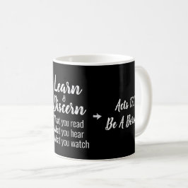 Taza De Café Apologética Biblia bereana Verse Script