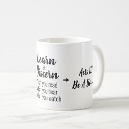 Taza De Café Apologética Biblia bereana Verse Script