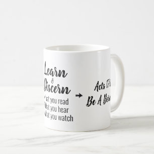 Taza De Café Apologética Biblia bereana Verse Script