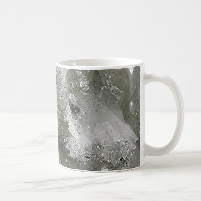 Taza De Café Apophyllite y cuarzo (Derecha)