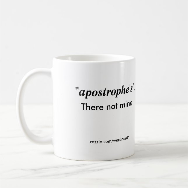 Taza De Café Apóstrofe (Izquierda)