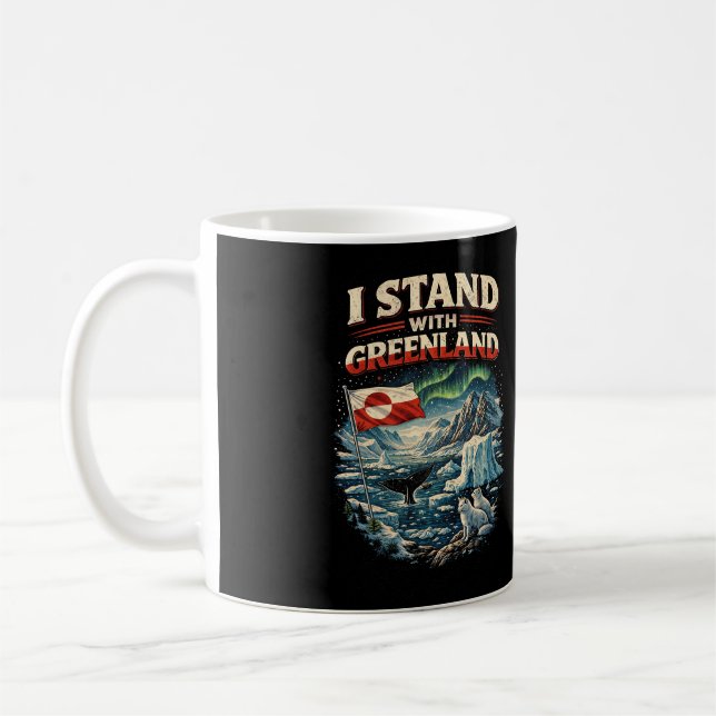 Taza De Café Apoya a Groenlandia (Izquierda)