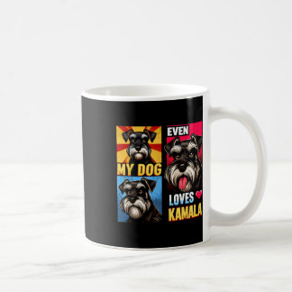 Taza De Café Apoya a Kamala Harris Incluso a mi perro le encant