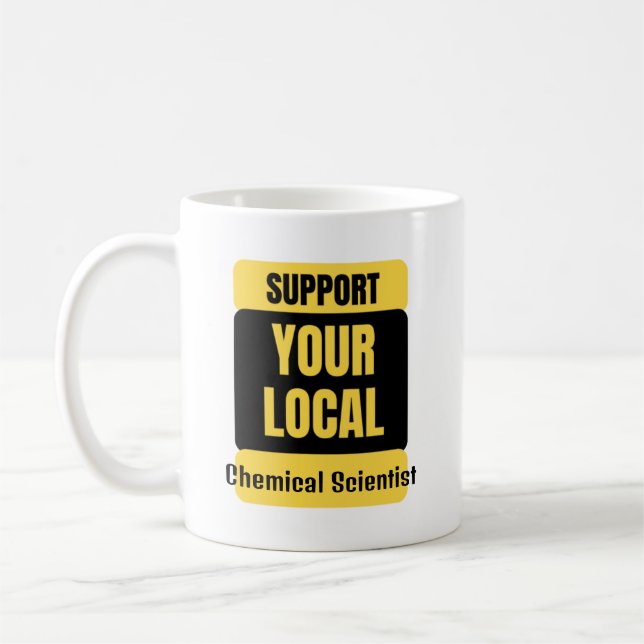 Taza De Café Apoya a su científico químico local (Izquierda)