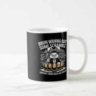 Taza De Café Apoya a tu distribuidor local de huevos divertido