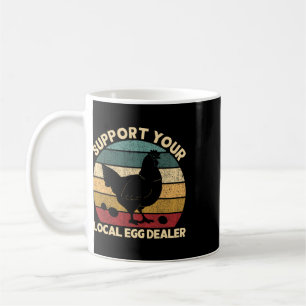 Taza De Café Apoya a tu distribuidor local de huevos Granjero H
