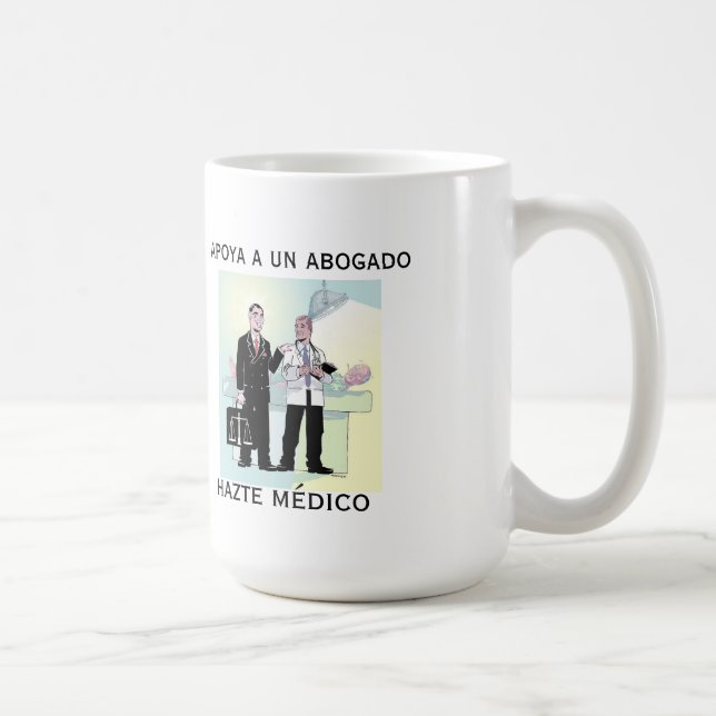 Taza De Café Apoya un abogado de la O.N.U… (Derecha)