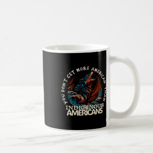 Taza De Café Apoyar a los nativos americanos contra Trump