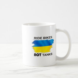 Taza De Café Apoyar a los ucranianos con bandera ucraniana Cami