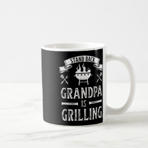 Taza De Café Apoyar al abuelo está asando al padre de la parril