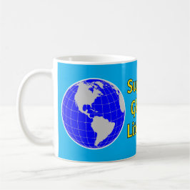 Taza De Café Apoyar la alfabetización global con el mundo