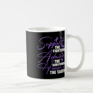 Taza De Café Apoyar La Concienciación Sobre La Fibrosis Quístic