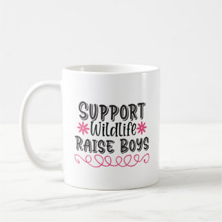 Taza De Café Apoyar la vida salvaje, criar niños