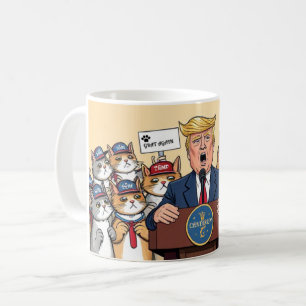Taza De Café Apoye a su gato