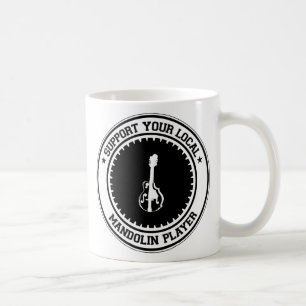 Taza De Café Apoye a su jugador local de la mandolina
