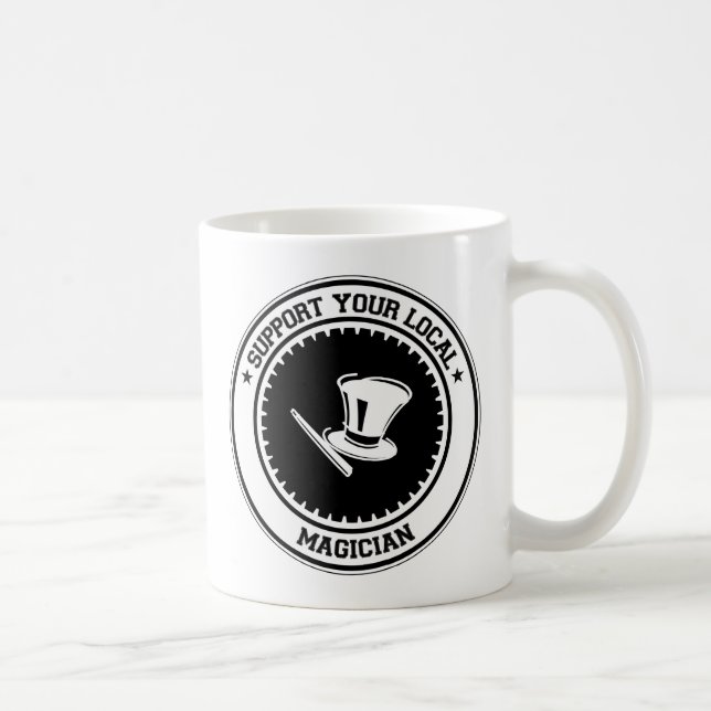 Taza De Café Apoye a su mago local (Derecha)